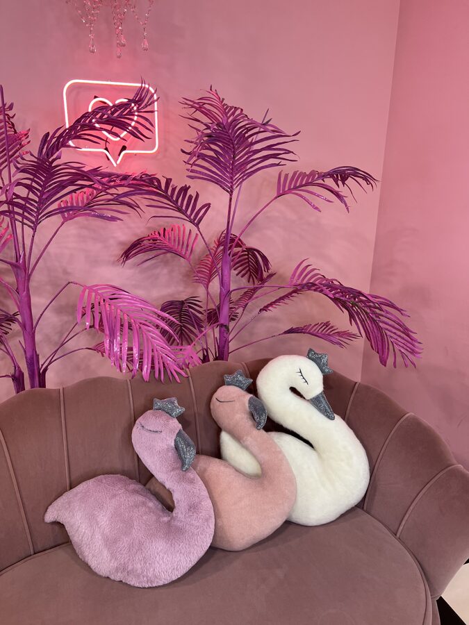Minkštas žaislas "Flamingas"